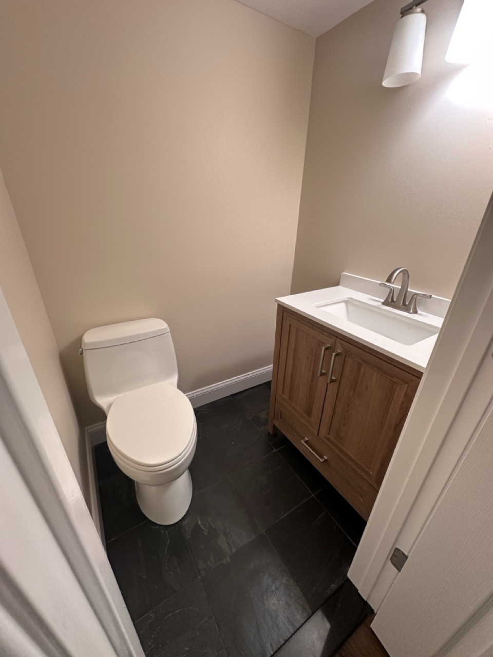 Basement bathroom remodel